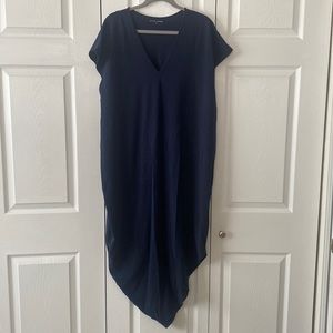 Navy Blue T-Shirt Dress